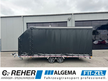 Fitzel EURO-TRANS 35-21/53 X mit Planenaufbau  - Autotransporter trailer