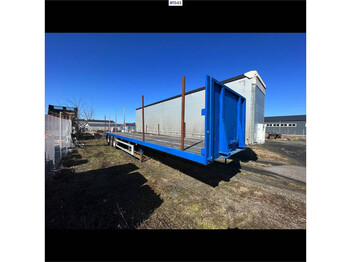 Fruehauf Flatbed trailer with container studs - Autotransporter trailer