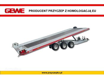 GEWE 5,5 x 2,1m- B3500 U/2 Laweta uchylna - Autotransporter trailer