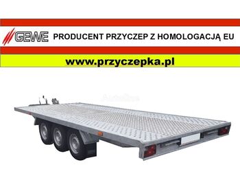 GEWE Laweta 3 osiowa 5x2,1 m - B3500 A/1 - Autotransporter trailer
