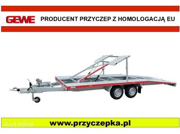 GEWE Laweta piętrowa, hydrauliczna, L3500 F/1 - Autotransporter trailer