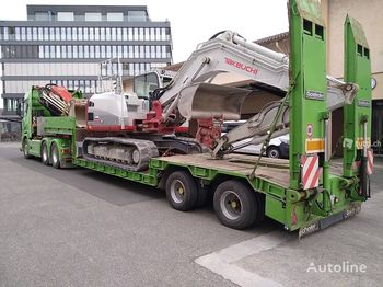 GOLDHOFER STZ-T Járműszállító pótkocsi rámpával - Autotransporter trailer