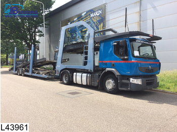 Lohr Middenas Premium 450 Dxi EURO 5, Manual, Retarder, Airco, Standairco, Hydraulic, Combi - Autotransporter trailer