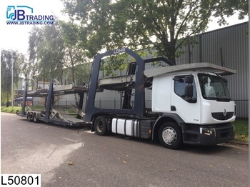 Lohr Middenas Premium 450 dxi Manual, Retarder, Airco, Hydraulic, euro 4 - Autotransporter trailer