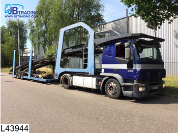 Lohr Middenas Stralis 430 AT, Manual, Telma - Retarder, Airco, Hydraulic, Combi - Autotransporter trailer