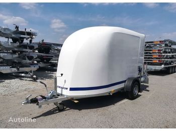 NIEWIADOW Furgon F1334 z trapem wjazdowy - Autotransporter trailer