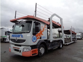 Renault Premium 370, Euro 5, LOHR, Belgium Truck - Autotransporter trailer