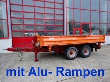 Tipper trailer Blomenröhr 13,5 t Tandemkipper mit Alu  Rampen: picture 1