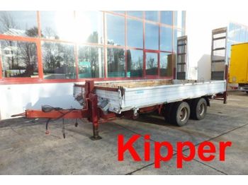 Tipper trailer Blomenröhr 13,8 t Tandem 2  Seiten Kipper mit Rampen: picture 1