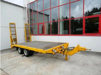 Low loader trailer for transportation of heavy machinery Blomenröhr 13,8 t Tandemtieflader: picture 1