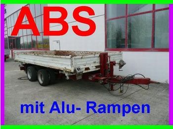 Tipper trailer Blomenröhr 13 t Tandemkipper mit Alu  Rampen, ABS: picture 1