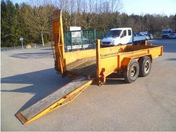 Low loader trailer for transportation of heavy machinery Blomenröhr TIEFLADER / TIEFL. 6,5 T.: picture 1