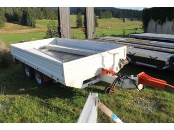 Low loader trailer for transportation of heavy machinery Blomenröhr Tandem idealer Minibagger Anhänger: picture 1