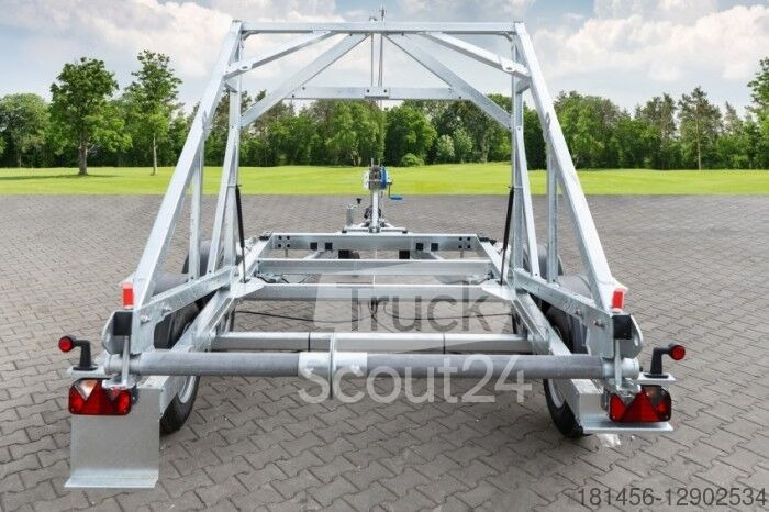 Blyss Kabeltrommel Transporter Abroller 2700kg Gesamtmasse für PKW Pic Up Transporter - Cable drum trailer: picture 5