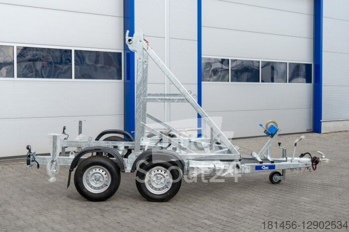 Blyss Kabeltrommel Transporter Abroller 2700kg Gesamtmasse für PKW Pic Up Transporter - Cable drum trailer: picture 4