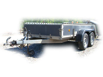Dropside/ Flatbed trailer Böckmann Doppelacher Anhänger auflaufgebremst HT3 *TOP*: picture 1