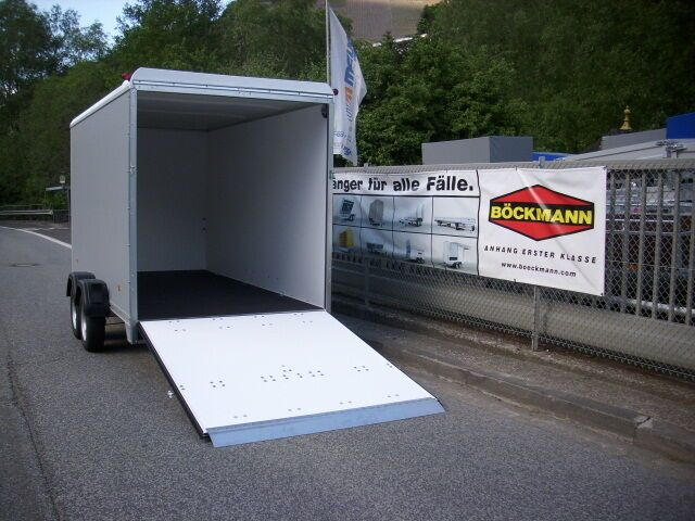 Böckmann KT 4018/27 M mit Heckrampe 4,00 x 1,85 x 1,82 m  - Closed box trailer: picture 2