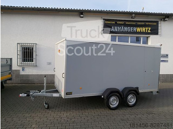 Böckmann großer grauer Kofferanhänger KT 4018/27M - Closed box trailer: picture 1
