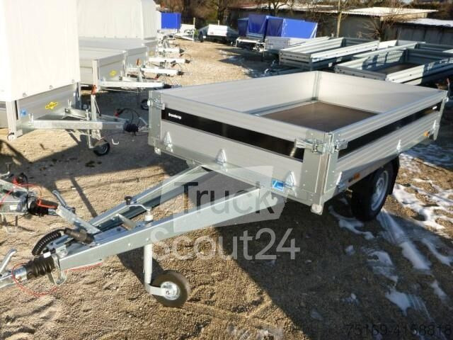 Brenderup 4260A B, Alu Hochlader 1,2 to., 2590 x 1430 x 350 mm - Car trailer: picture 1