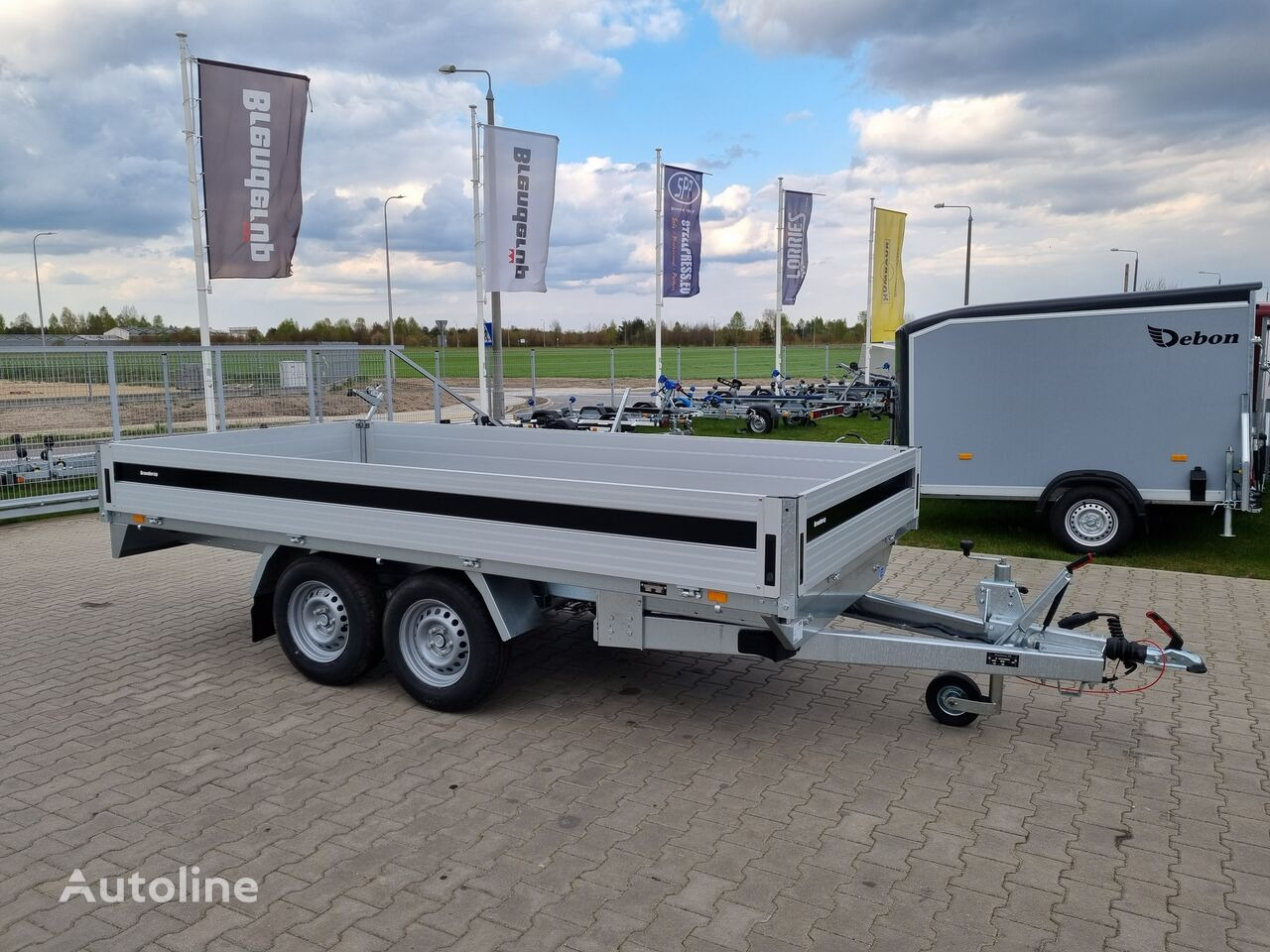 Brenderup 5375 ATB , 375x180 cm 2500 kg - Dropside/ Flatbed trailer: picture 1