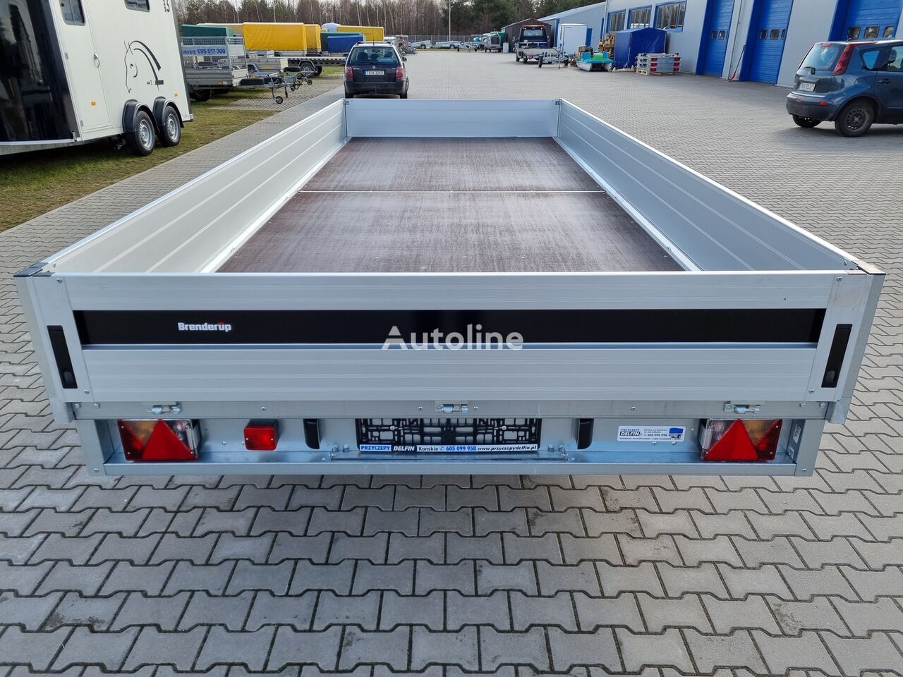 Brenderup 5520 WATB 3,5T GVW 517x204 cm 5m long trailer platform - Dropside/ Flatbed trailer: picture 5