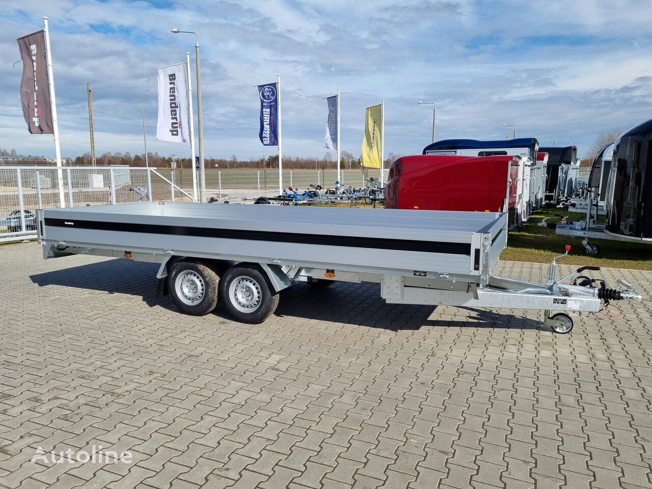 Brenderup 5520 WATB 3,5T GVW 517x204 cm 5m long trailer platform - Dropside/ Flatbed trailer: picture 1