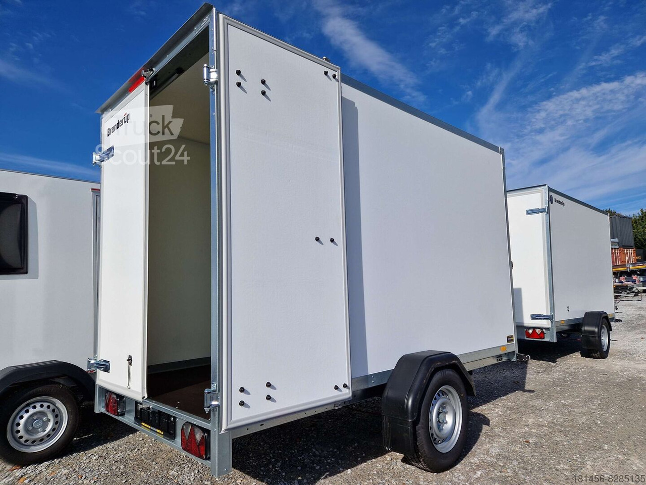 Brenderup Kofferanhänger Cargo Dynamic CD300 BD Sandwichwabe Hecktüren 300x150x185cm - Car trailer: picture 4