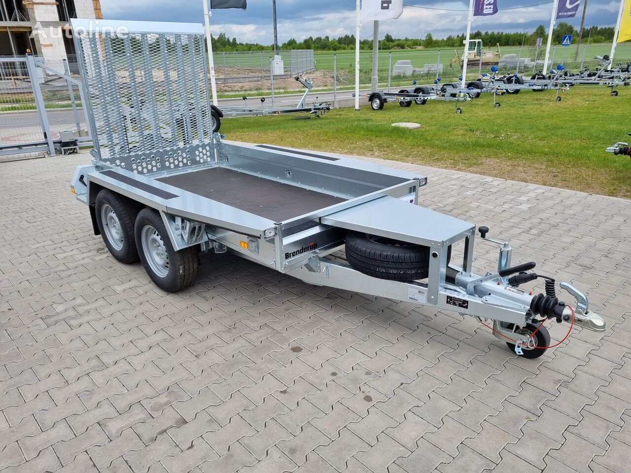 Brenderup MT2600 260x127cm GVW 2600 kg machine transporter mini excavator - Plant trailer: picture 2