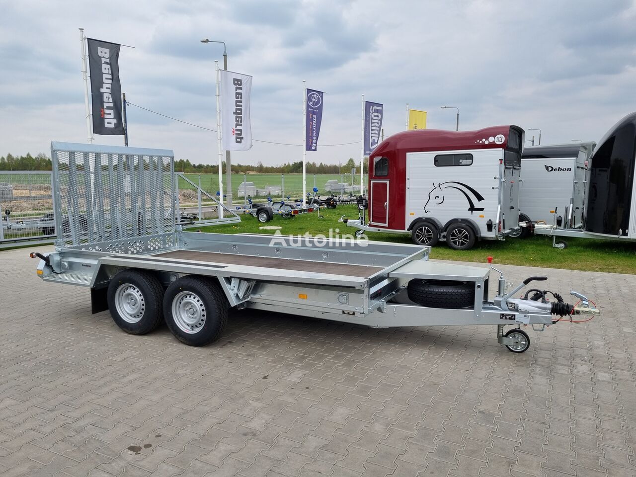 Brenderup MT 3651 GVW 3500 kg machine transporter mini excavator 360x179 - Plant trailer: picture 1