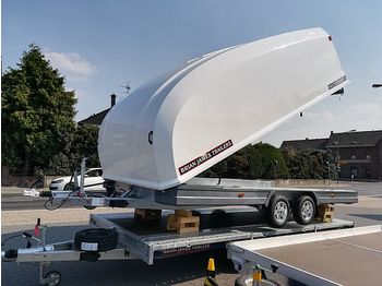 New Autotransporter trailer Brian James Trailers - Race Shuttle 3 470x195cm ankippbar 100 km/H: picture 1