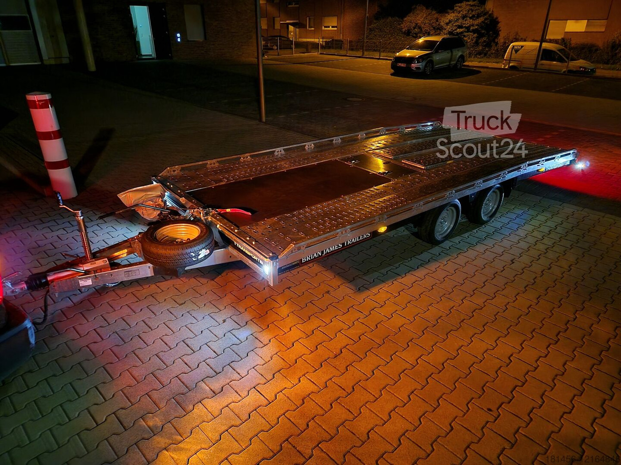 Brian James Trailers T Transporter 500x210cm ankippbar 235cm Rampen Seilwinde elektrisch Boden 3500kg - Autotransporter trailer: picture 3