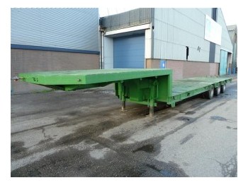 Low loader trailer for transportation of heavy machinery Broshuis E 2190: picture 1