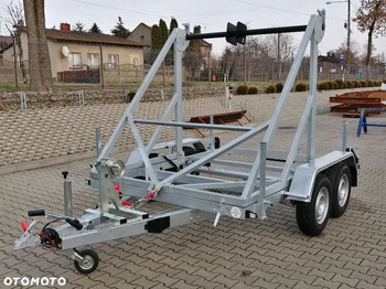  Besttrailers Przyczepa kablowa DMC 2700 kg K14&quot; dwie osie - Cable drum trailer