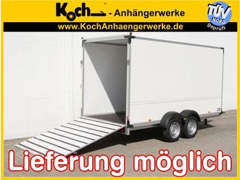 Humbaur Koffer 181x407cm Höhe:200cm 2,5t m. Rampe - Car trailer