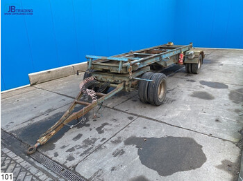 Chassis trailer Carmeca Autonoom Tipper container system,Steel suspension: picture 1