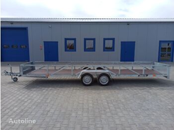 New Dropside/ Flatbed trailer Carro przyczepa dłużyca ramowa 612x123 cm long trailer 6m: picture 2