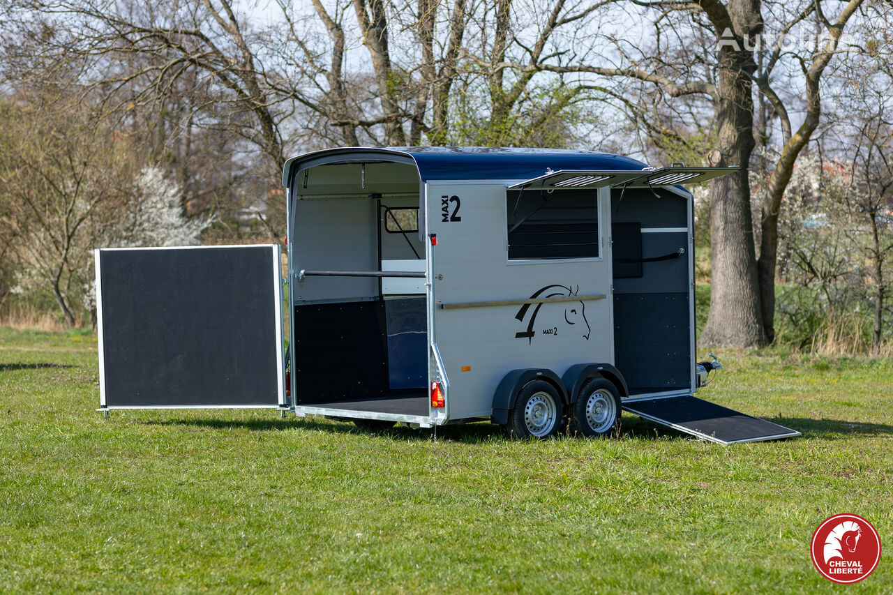 Cheval Liberté Maxi 2 Duomax trailer for 2 horses GVW 2600kg tack room saddle - Horse trailer: picture 2