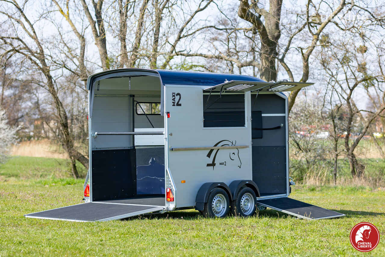 Cheval Liberté Maxi 2 Duomax trailer for 2 horses GVW 2600kg tack room saddle - Horse trailer: picture 1