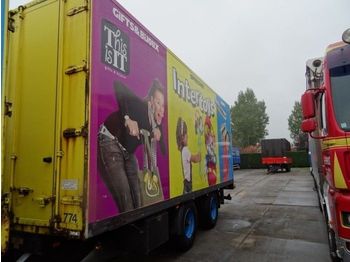 Burg 2AS GESLOTEN+KLEP  - Closed box trailer