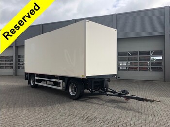 Burg A 2-18 / LAG / 2 as BPW Drum / Loadlift 3000 kg / APK TUV 02-23 - Closed box trailer