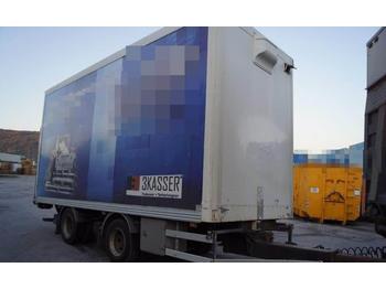 Ekeri 2 axle box trailer with rear lift  - Closed box trailer