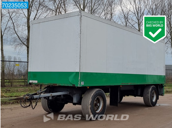 Groenewegen DRA 10 10 2 axles NL-Trailer 2000kg ladebordwand - Closed box trailer