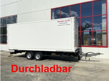 Möslein  Tandem- Koffer- Anhänger, Durchladbar-- Wenig B  - Closed box trailer