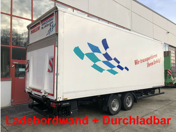 Möslein  Tandem Koffer, Ladebordwand + Durchladbar  - Closed box trailer