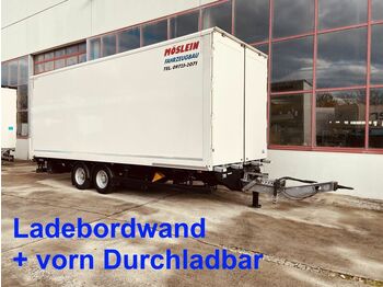 Möslein  Tandem Koffer, Ladebordwand und Durchladbar  - Closed box trailer