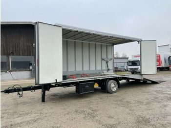 Obermaier EcoRacer55 Tandem-Koffer-Anhänger mit Rampe  - Closed box trailer