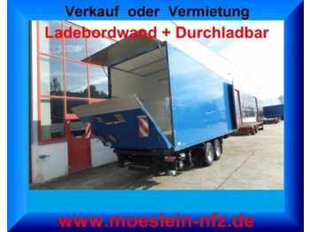 Obermaier Tandemkofferanhänger, Durchladbar + Ladebordwand  - Closed box trailer