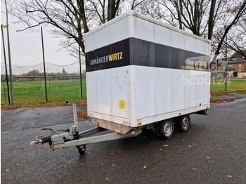  Saris - 2700kg Alukoffer 330x170x200cm Heckflügeltüren Überlader gebraucht - Closed box trailer