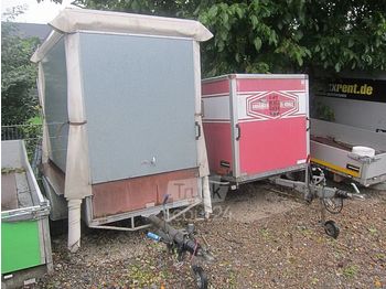  Saris - H100 Koffer 1200kg gebremst 209x126x130cm - Closed box trailer