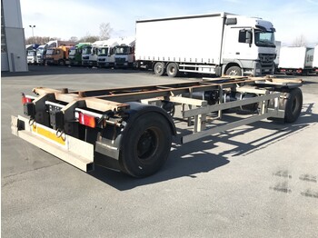  ACKERMANN,O. 2 Achs Lafette EAF18-7,4/105TE verzinkt Jumbo alle Abstellhöhen - Container transporter/ Swap body trailer